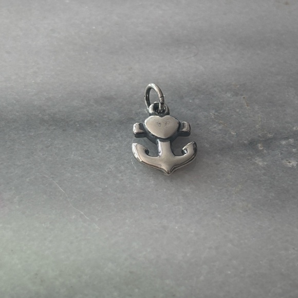 James Avery Silver Anchor Charm - Picture 3 of 4